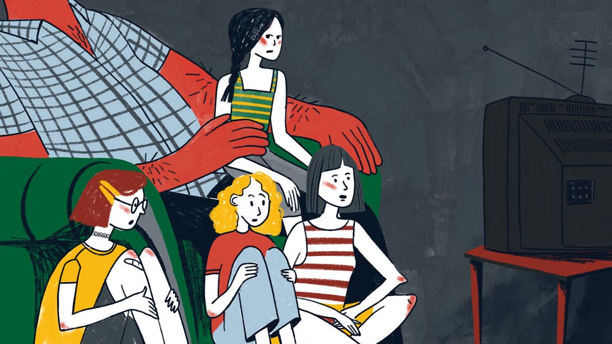 Иллюстрация: Настя Покотинска / «Новая газета Европа»