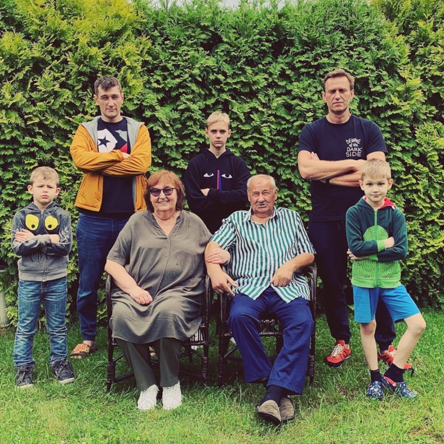 Семья Навальных. Фото с личной страницы Алексея Навального в VK .