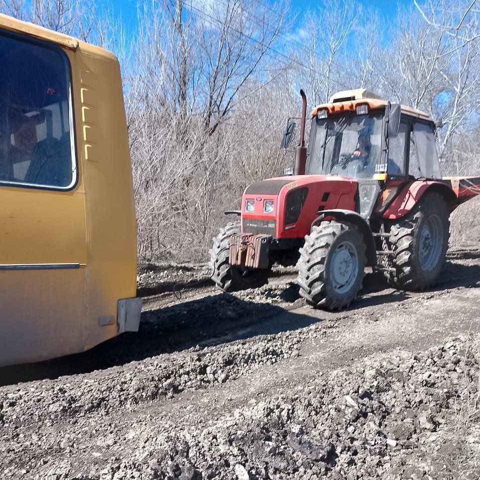 Единственная оставшаяся дорога в Плешаков. Фото предоставлено жителями хутора