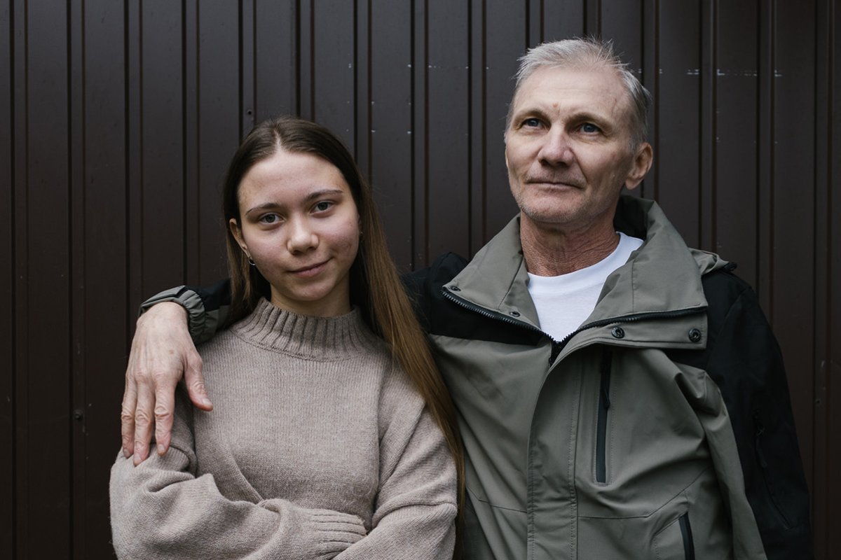 Маша и Алексей Москалевы на следующий день после освобождения Алексея из колонии, 16 октября 2024 года. Фото: « ОВД-Инфо »