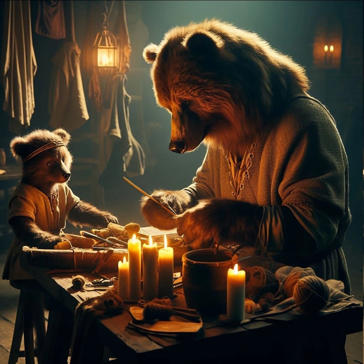 Пример персонажей Периода цивилизации из сеттинга вселенной Берлога. Иллюстрация: berloga.fandom.com (CC-BY-SA)