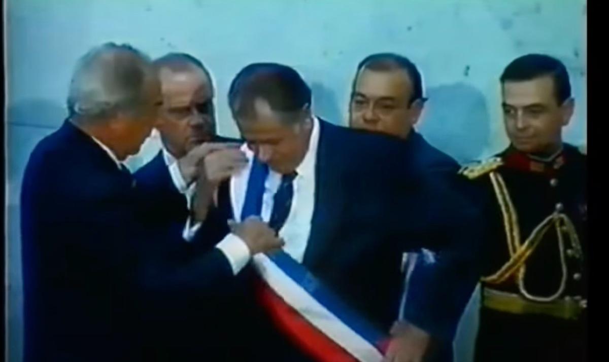 Инаугурация Патрисио Эйлвина. Фото: скрин видео