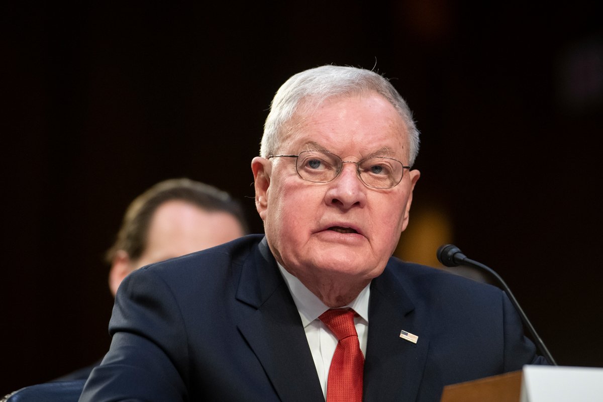 Кит Келлог выступает на слушаниях Комитета Сената США по вопросу конфликта в Украине, Вашингтон, округ Колумбия, США, 28 февраля 2023 года. Фото: Rod Lamkey / CNP