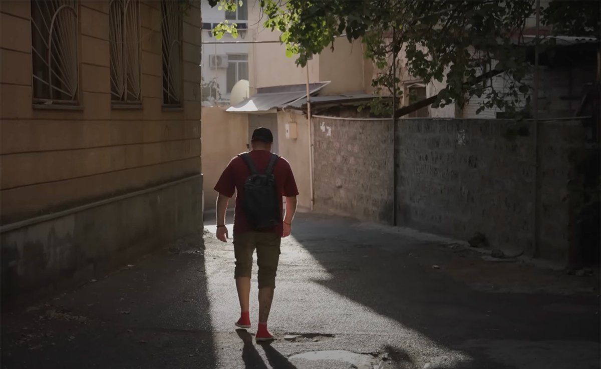 Олег. Скриншот из видео «Новая Газета Европа»