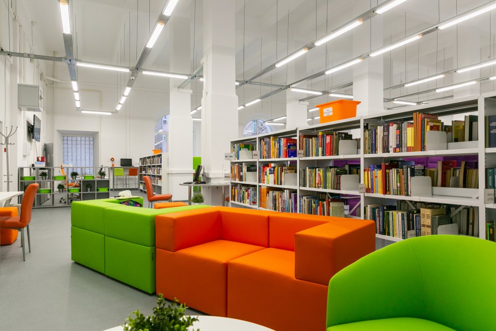 Библиотека Высшей школы экономики. Фото: ВШЭ