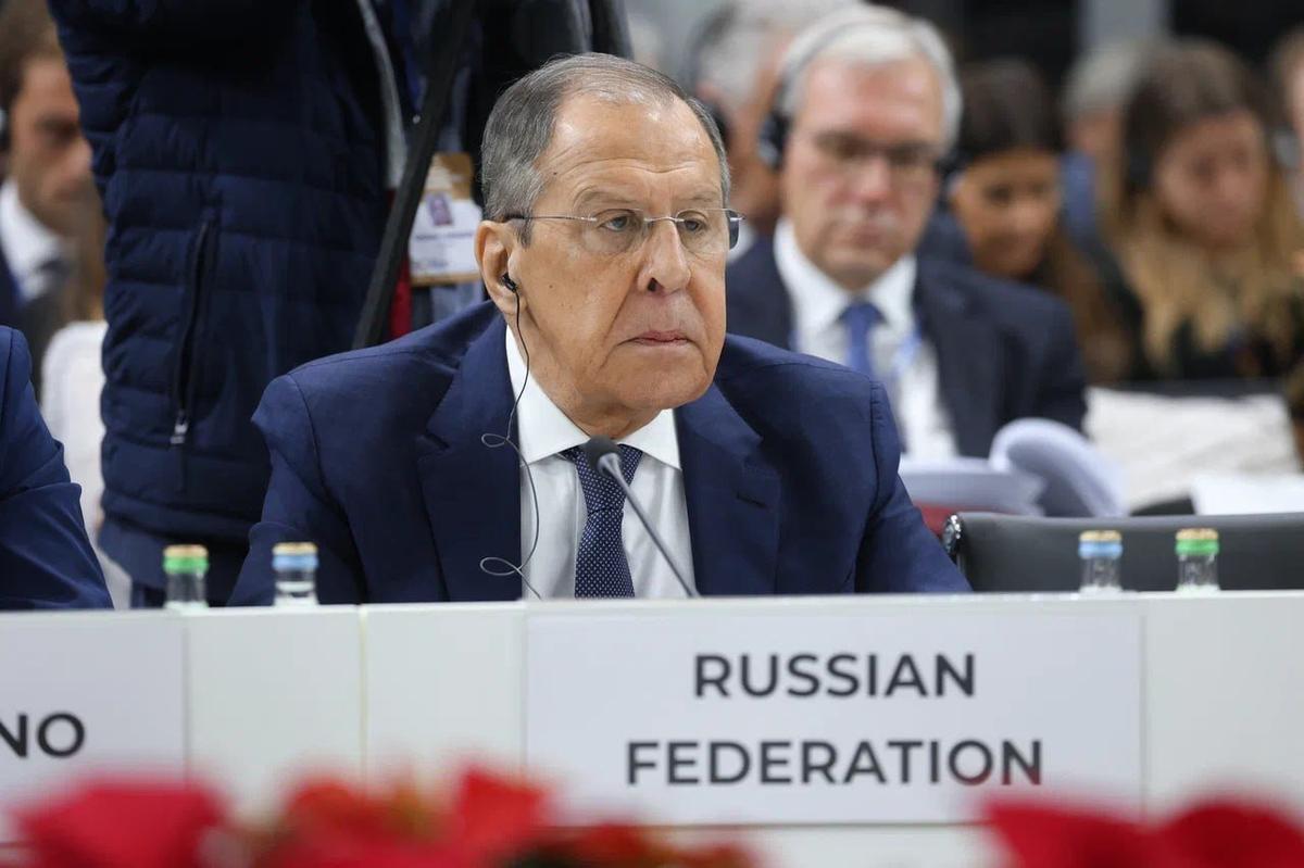 Лавров принимает участие в первом пленарном заседании СМИД ОБСЕ. Фото: телеграм-канал МИД РФ