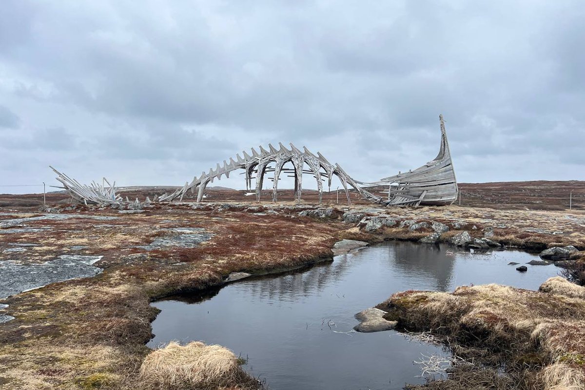 Арт-объект Дракар-Левиафан, Вардё, Норвегия. Фото: Ирина Кравцова