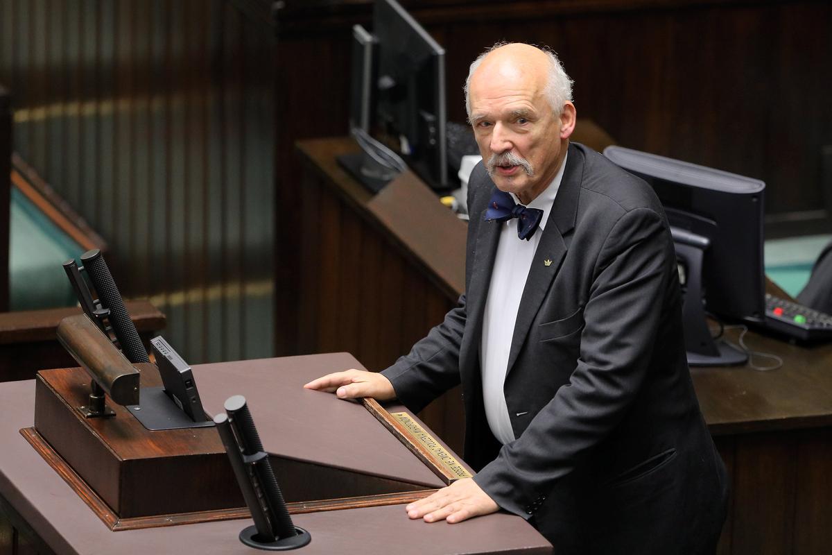 Польский политик Януш Корвин-Микке. Фото:
EPA-EFE