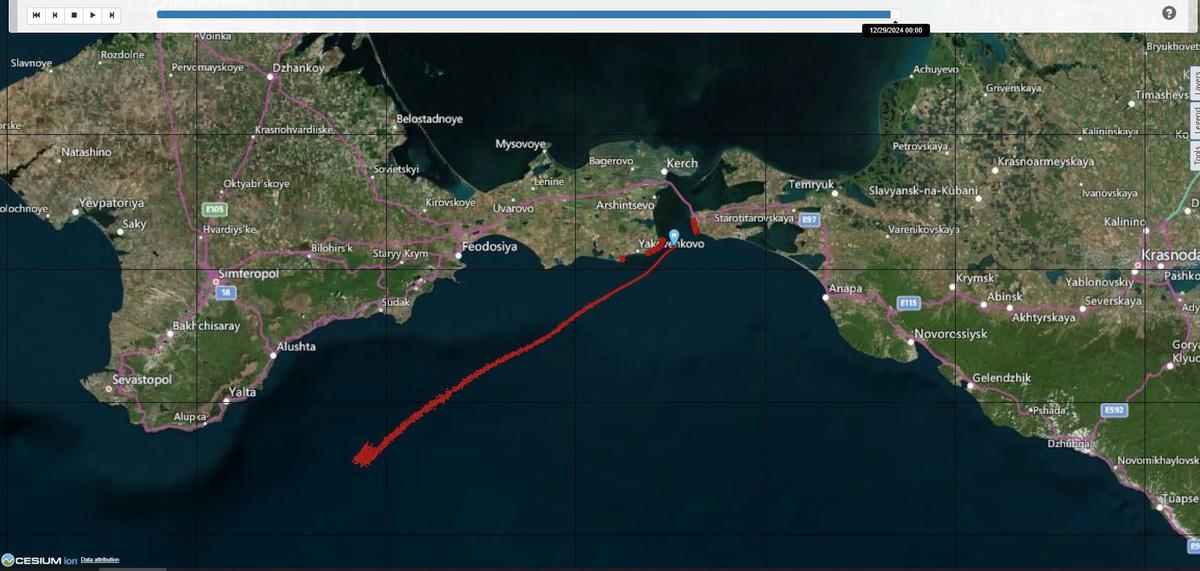 Модельные расчеты Украинского научного центра экологии моря. Источник: Украинский научный центр экологии моря