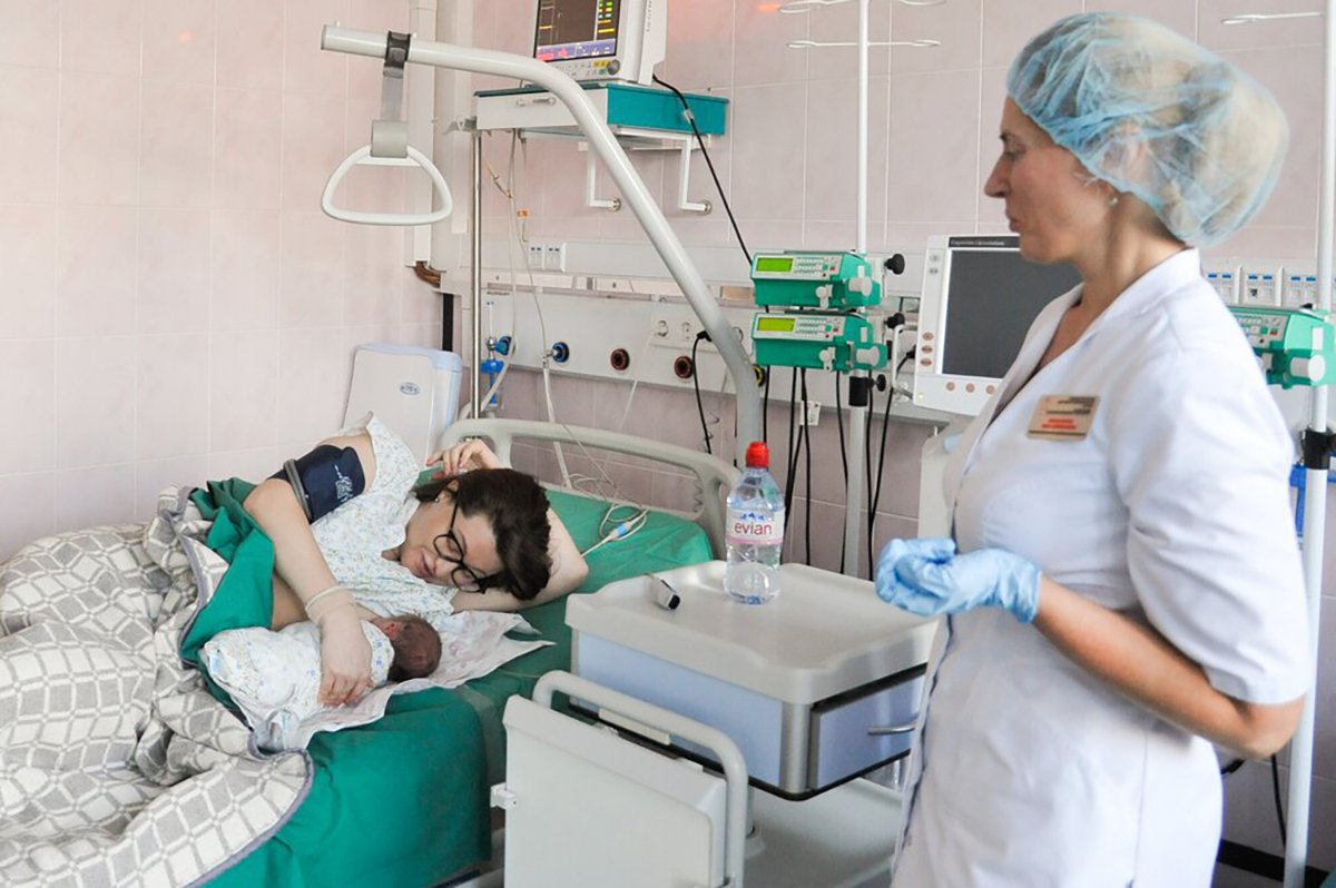 Родильный дом больницы №40 на северо-востоке Москвы, Россия. Фото: Александр Авилов / Агентство «Москва»