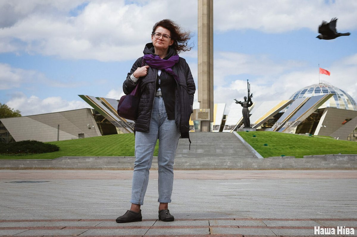 Наталья Дулина до заключения. Фото: «Наша Нива»