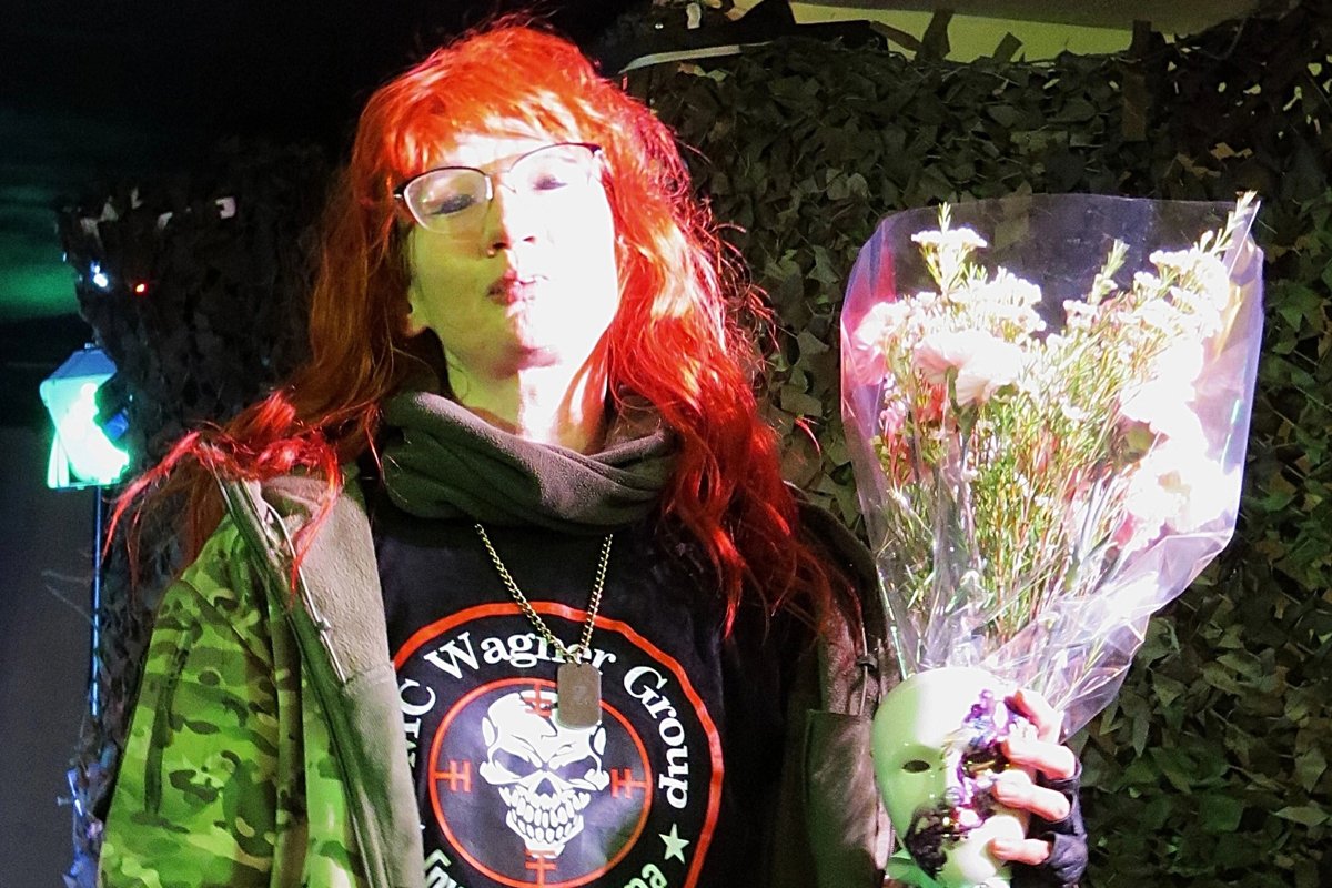 Евгения Бильченко после спектакля. Фото с личной страницы в VK .