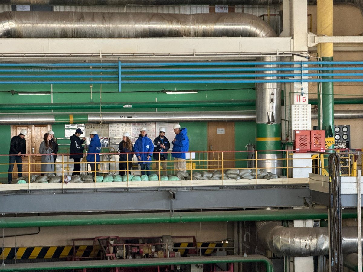 Генеральный директор МАГАТЭ Рафаэль Мариано Гросси и его группа экспертов посещают Запорожскую АЭС. Фото: IAEA / ABACAPRESS.COM