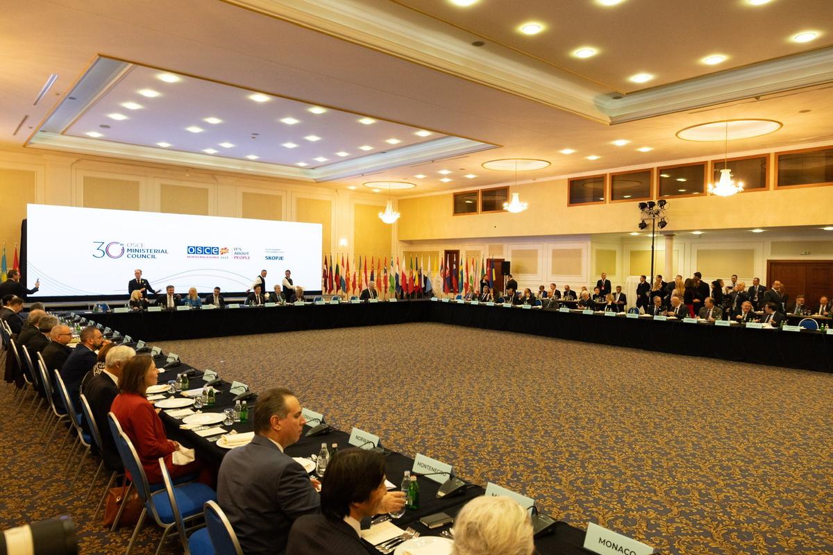 Встреча глав МИД ОБСЕ. Фото: Блинкен / твиттер