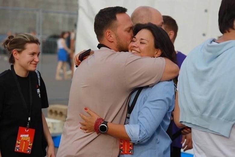 Ксения Шойгу и Алексей Столяров. Фото: ВКонтакте