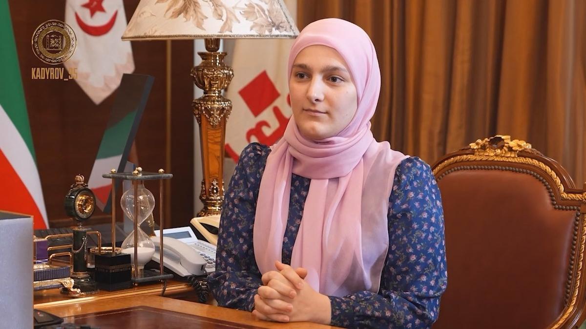 Айшат Кадырова. Фото: Рамзан Кадыров / Telegram