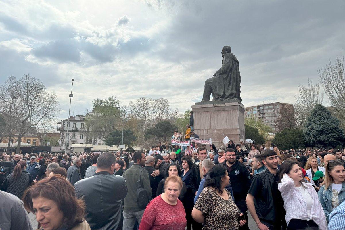 Митинг в Ереване, 29 марта 2025 года. Фото: Варужан Саргсян / специально для «Новой-Европа»