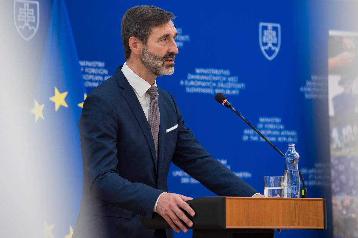 Slovak Foreign Minister Juraj Blanár. Photo: Slovak Foreign Ministry