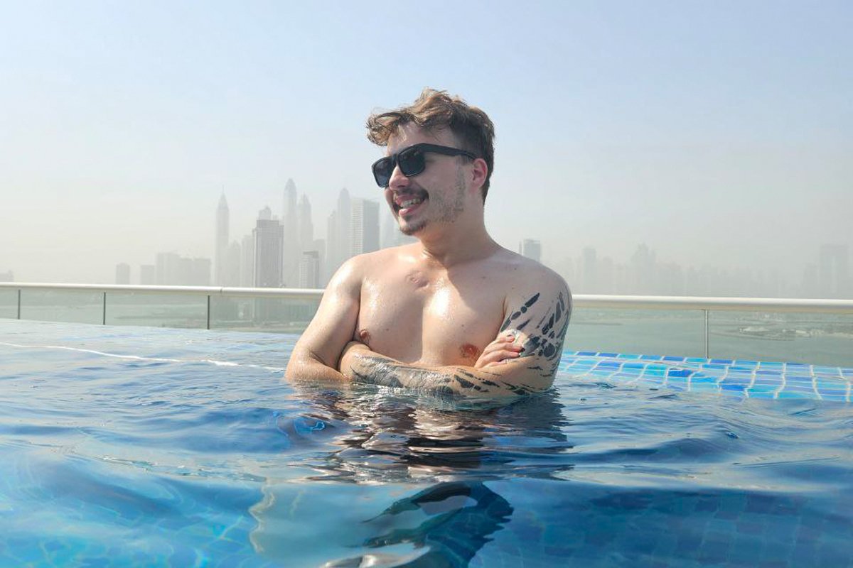 Роман Протасевич в Эмиратах. Фото: @sprava_by / Telegram