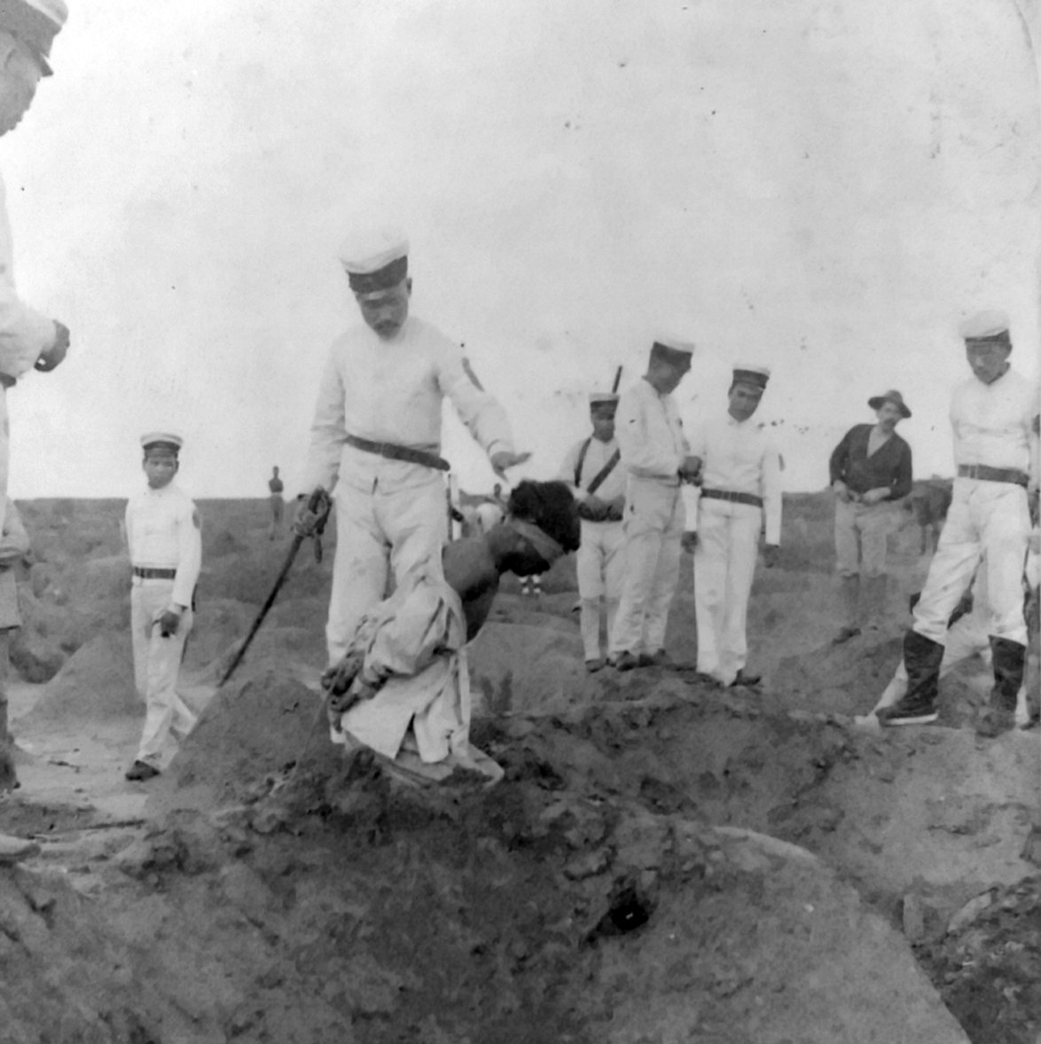 Казнь пленных китайцев японцами. Фото: Wikimedia Commons