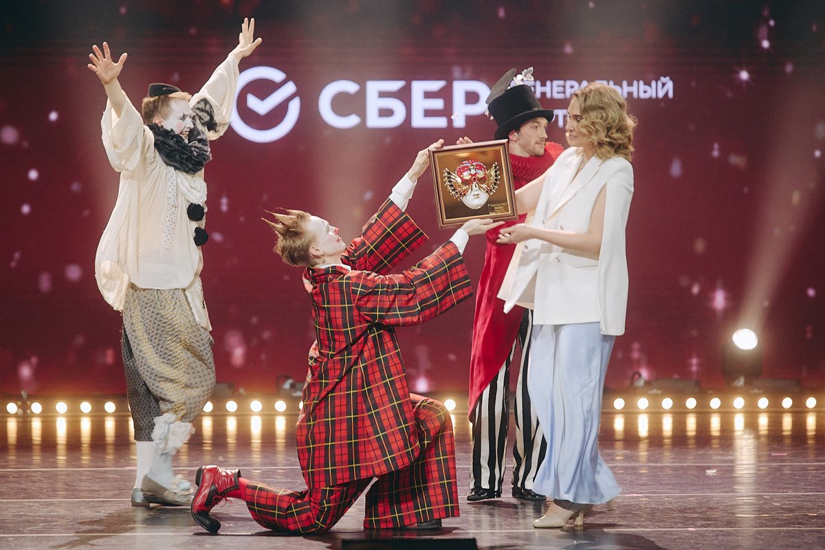 Вручение премии «Золотая маска» в театре имени Вахтангова в Москве, 24 июня 2024 года. Фото: пресс-служба СТД РФ / VK