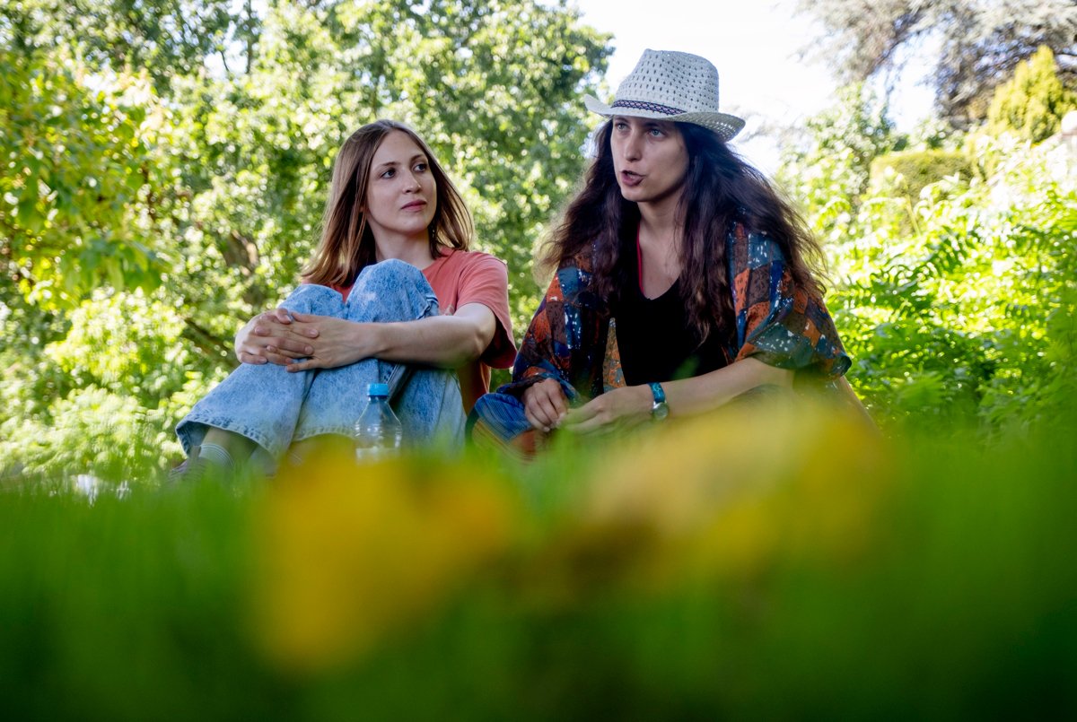 Софья Субботина и Саша Скочиленко в Кобленце, Германия, 10 августа 2024 года. Фото: Michael Probst / AP Photo / Scanpix / LETA