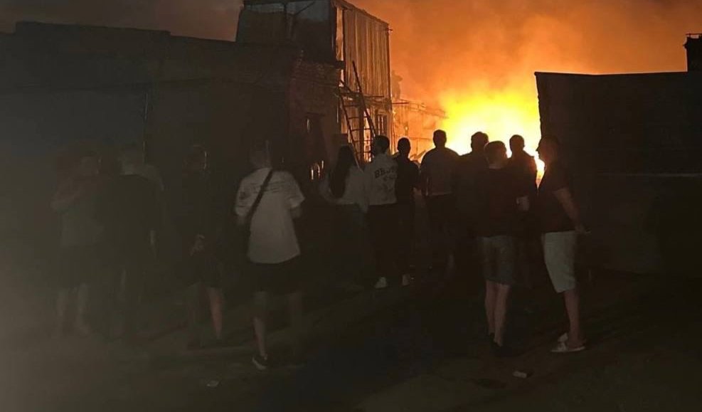 Пожар в Домодедово. Фото: ASTRA