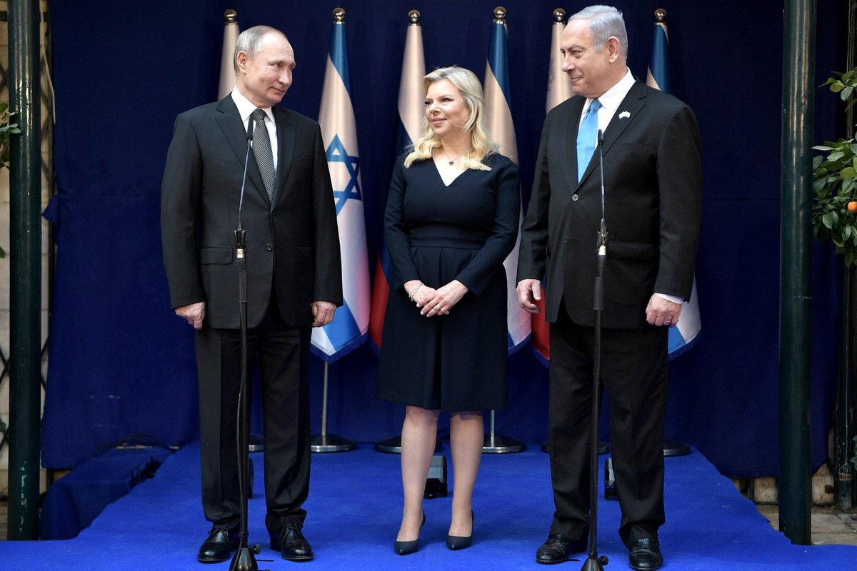 Встреча Владимира Путина с Премьер-министром Израиля Биньямином Нетаньяху в Иерусалиме, 23 января 2020 года