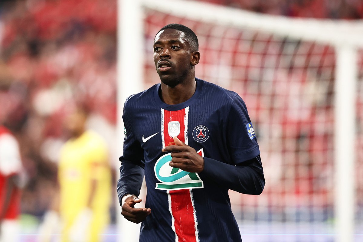 Усман Дембеле из «Пари Сен-Жермен», Париж, Франция, 24 мая 2025 года. Фото: Christophe Petit Tesson / EPA-EFE