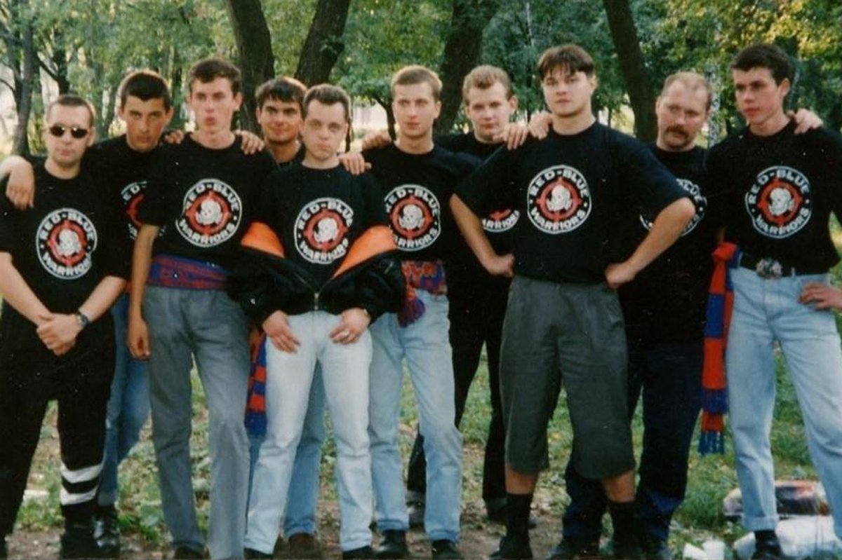 Группировка ЦСКА Red-Blue Warriors. Фото: Red-Blue World / Facebook