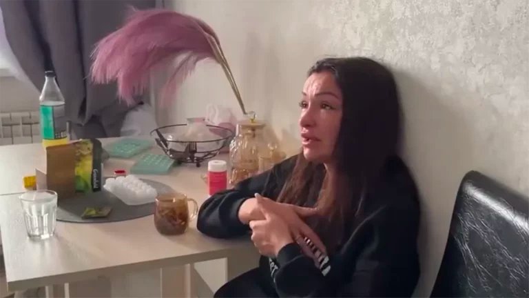 Screenshot from a video published by a local branch of Russia’s Interior Ministry on Telegram.