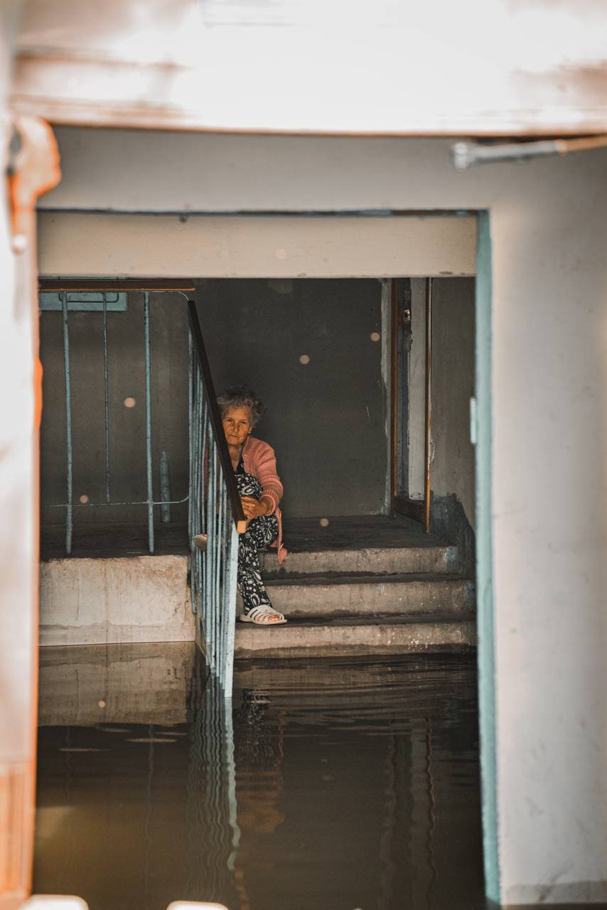 Правый берег Днепра, Херсон, июнь 2023 года. Фото: Telegram