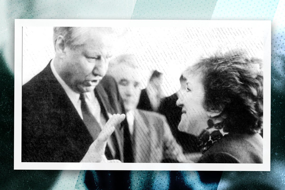 Галина Старовойтова с Борисом Ельциным. Фото: starovoitova.ru