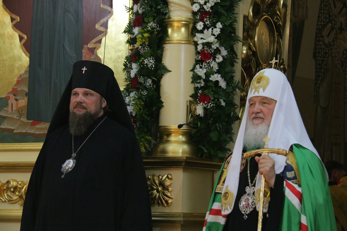 Архиепископ Питирим и патриарх Кирилл, 2016 год. Фото с личной страницы Питирима в VK