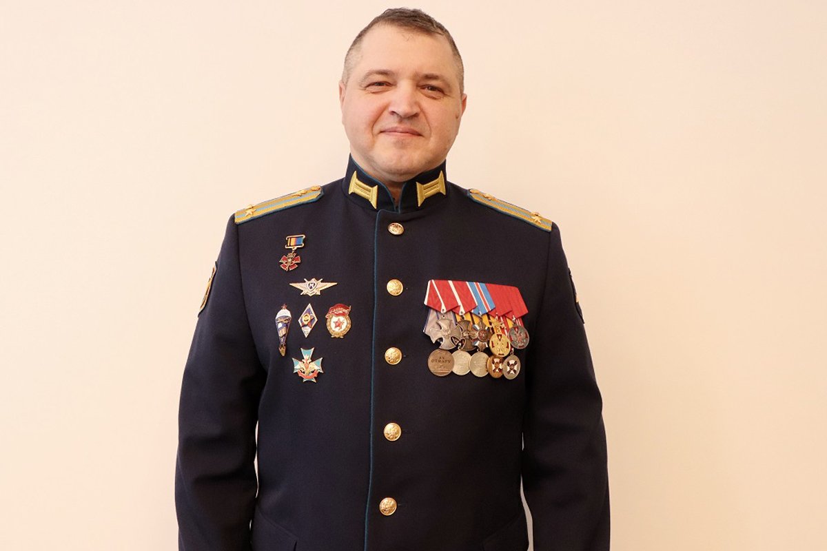 Подполковник Вадим Беда. Фото: Псковский Государственный Университет