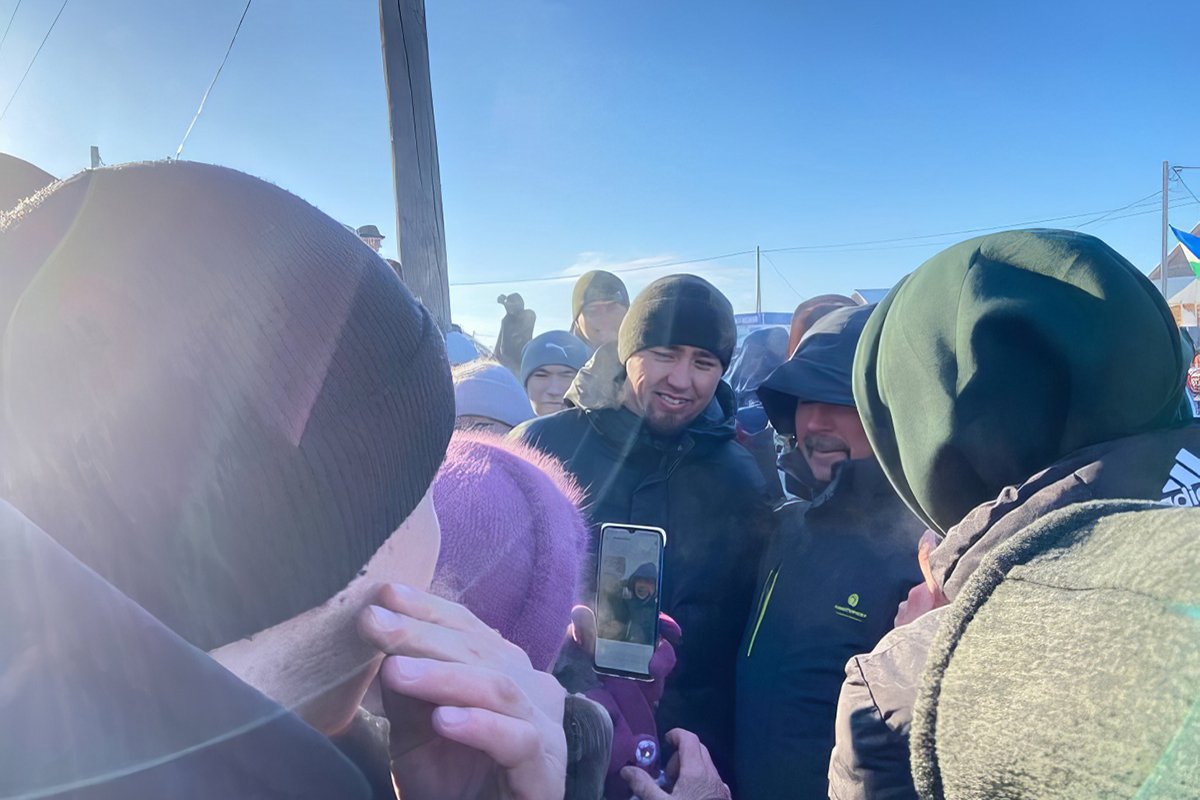 Fail Alsynov outside the court building. Photo: Proofy